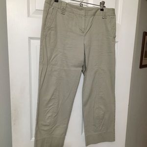 LOFT casual khaki capris